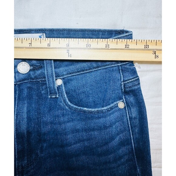 PAIGE Hoxton Ankle High Rise Skinny Fairview Blue Jeans Denim Women's 24 NWT - Picture 9 of 13